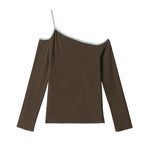 오프숄더 긴팔 상의 (여성용)