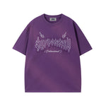 패션 자수 반팔