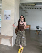 Retro simple casual shorts