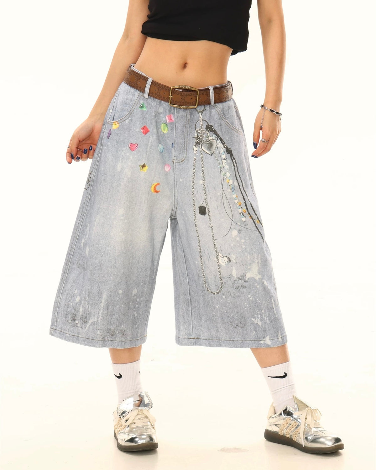 Vintage Colored Chain Shorts