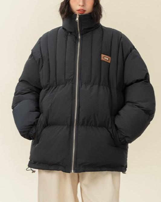 Retro reversible cotton jacket