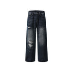 破洞設計感牛仔褲