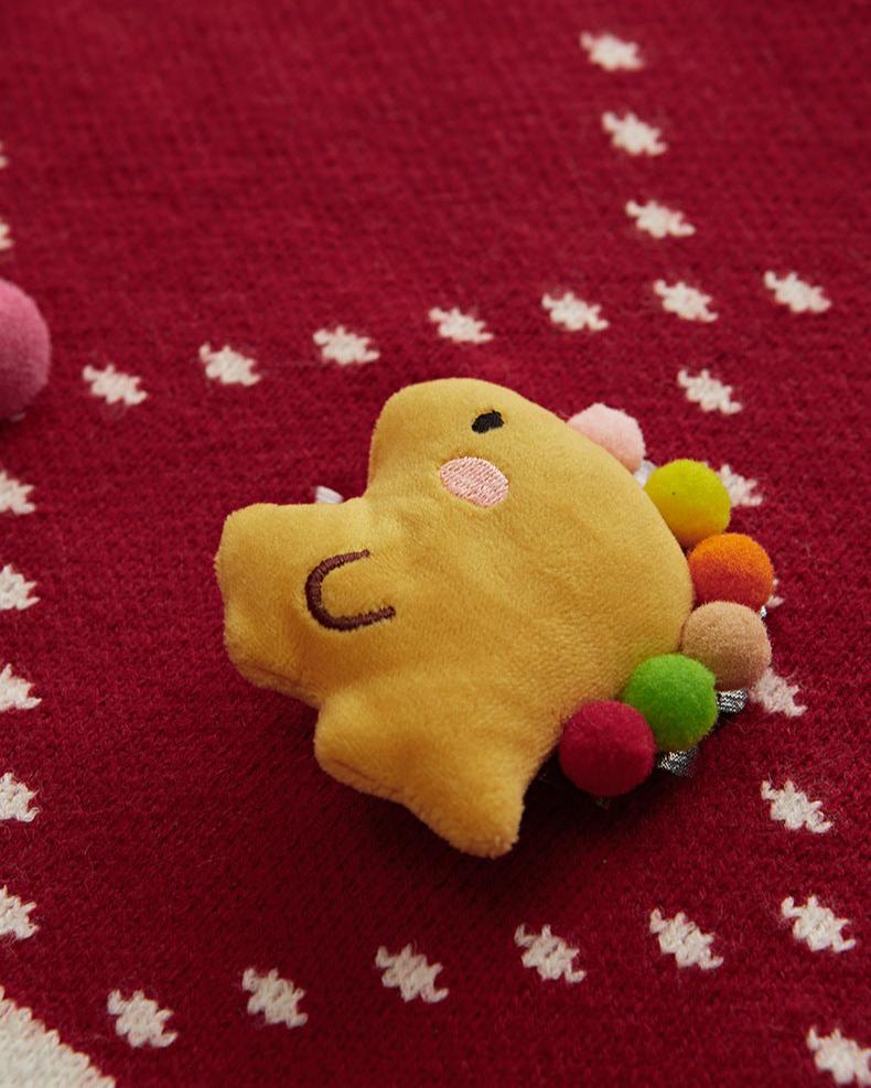 vintage knitted crew neck sweater