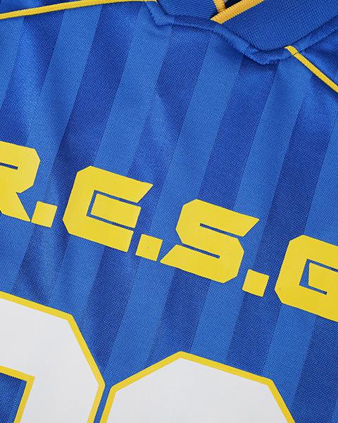 v領運動條紋短袖