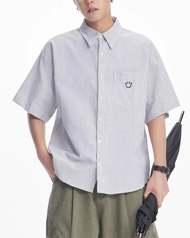 Solid color all-match shirt