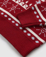 vintage knitted crew neck sweater