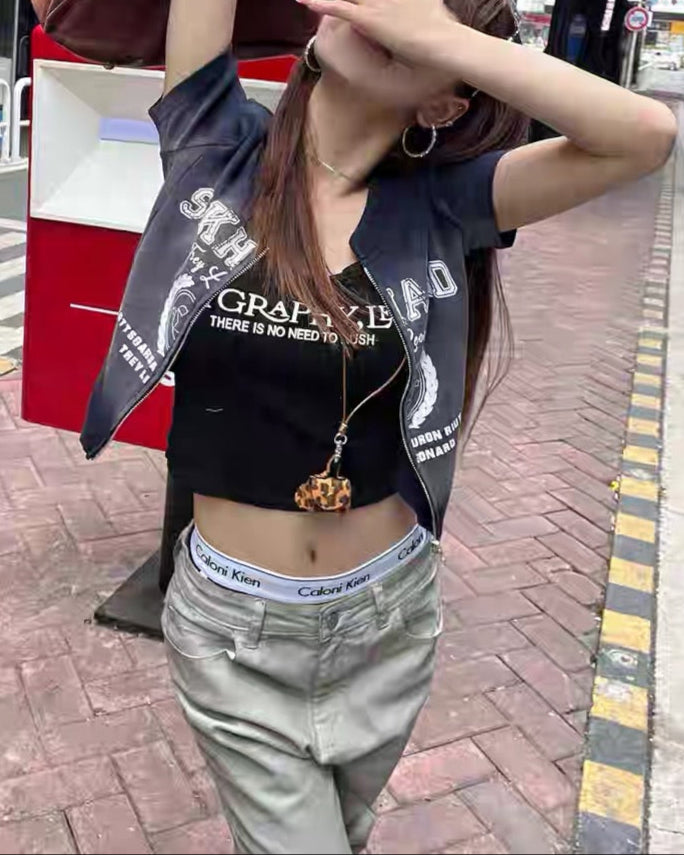 Retro washed short sleeves (women's)