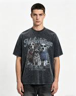 Retro casual short-sleeved shirt