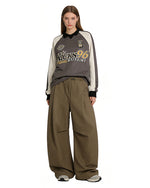 넉넉한 핏의 캐주얼 와이드 팬츠