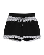 레이스 장식 반바지