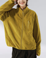 Stand Collar Zip-Up Sweatshirt Jacket