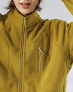 Stand Collar Zip-Up Sweatshirt Jacket