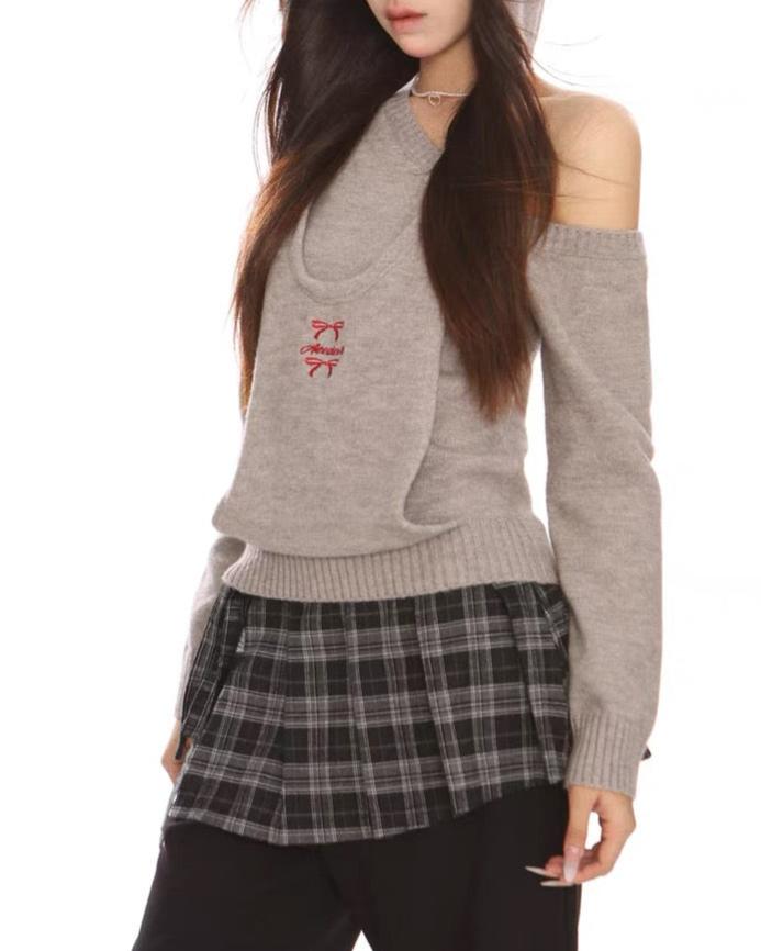 復古簡約百搭短款長袖