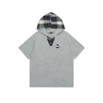 레트로 후드 반팔