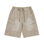 Washed casual overalls