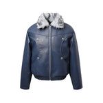 Retro cotton-padded jacket