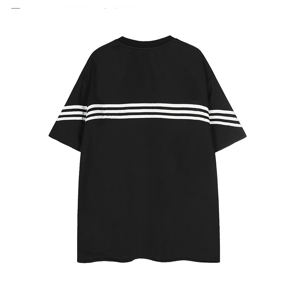 Retro letter short sleeves