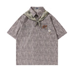 Vintage Plaid Short Sleeve Shirt