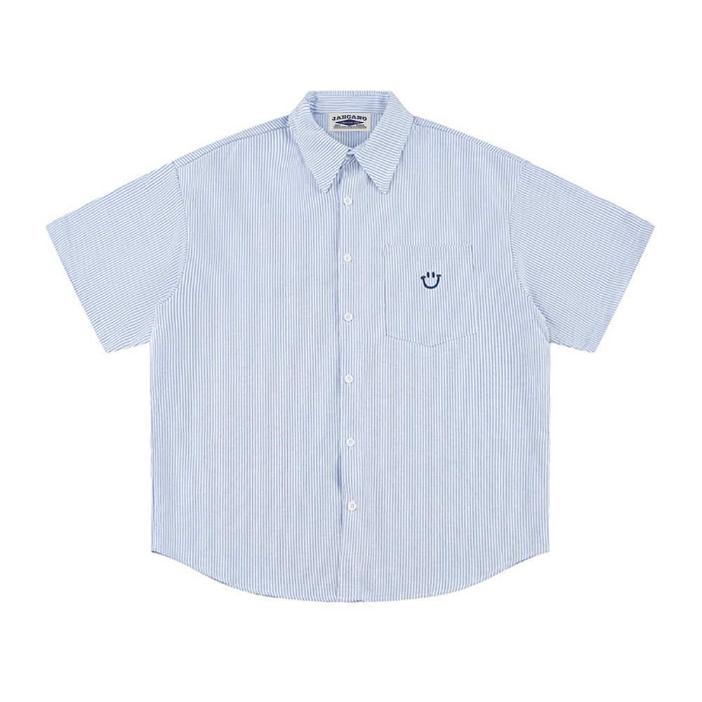 Solid color all-match shirt