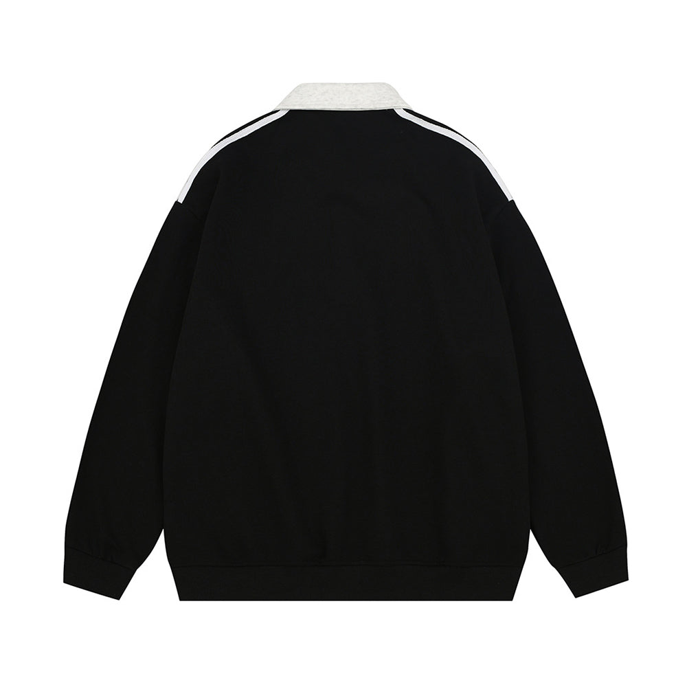 復古小狗刺綉衛衣