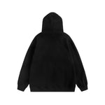 애플 레터 프린트 후드티