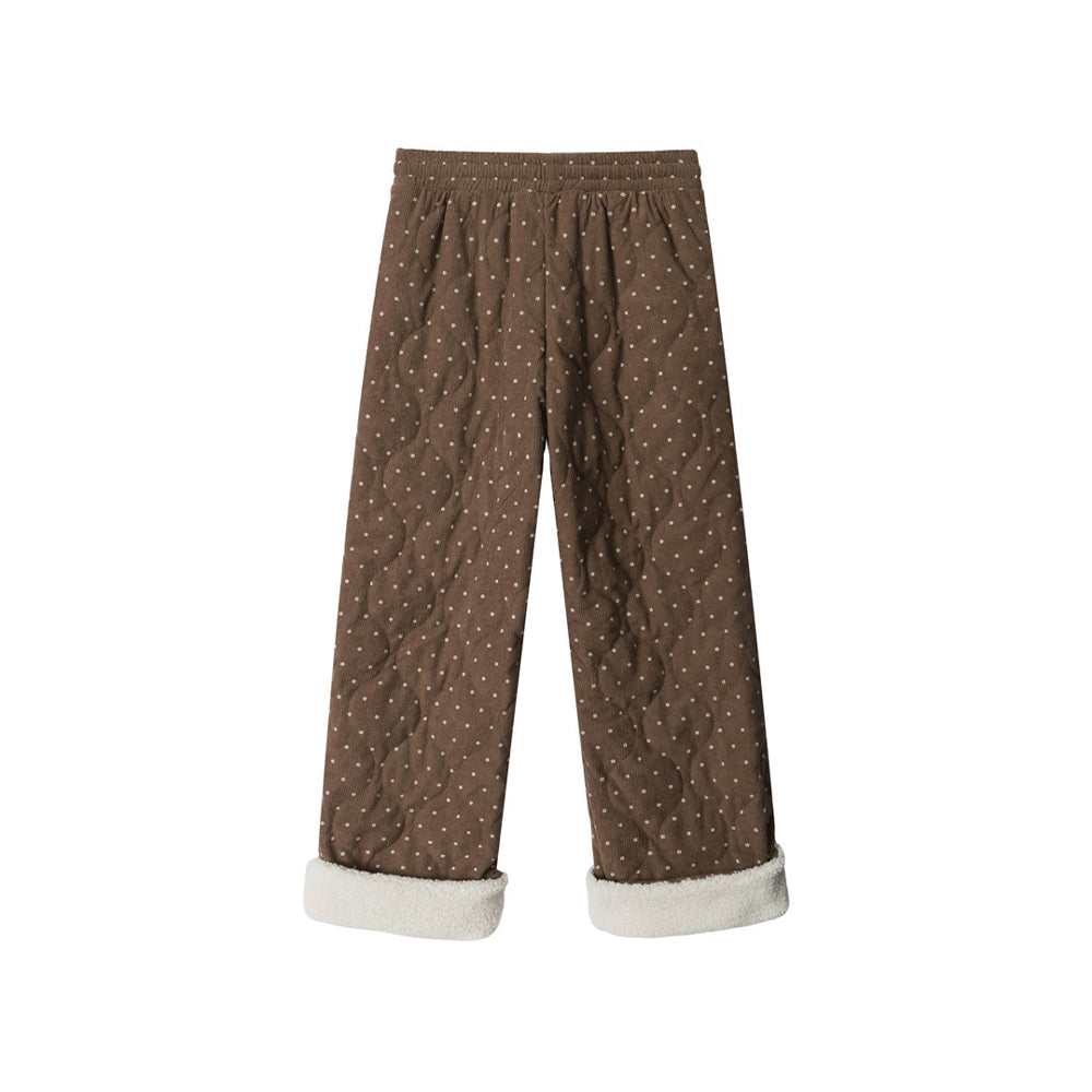 두껍고 따뜻한 캐주얼 팬츠