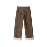 두껍고 따뜻한 캐주얼 팬츠