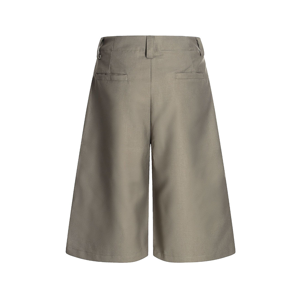 休閑直筒七分褲