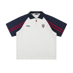 컬러블록 폴로 반팔