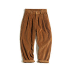 Corduroy casual trousers