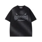 패션 자수 반팔