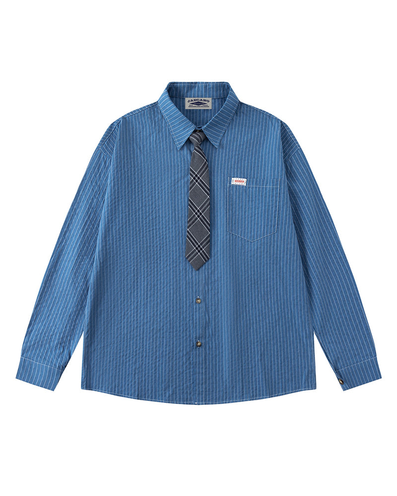 striped long sleeve shirt