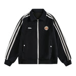 Striped three-stripe jacket