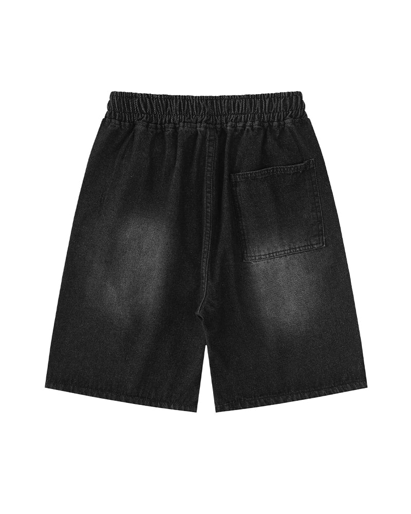 American washed distressed jeans