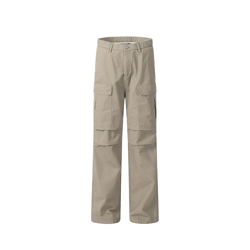 Multi-pocket casual trousers