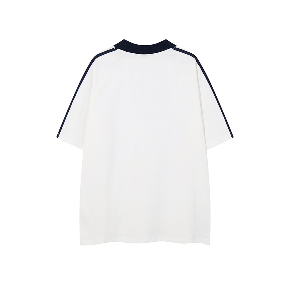 레터 프린트 반팔