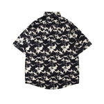 Retro casual short sleeve shirt