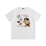 베어 자카드 커플 반팔