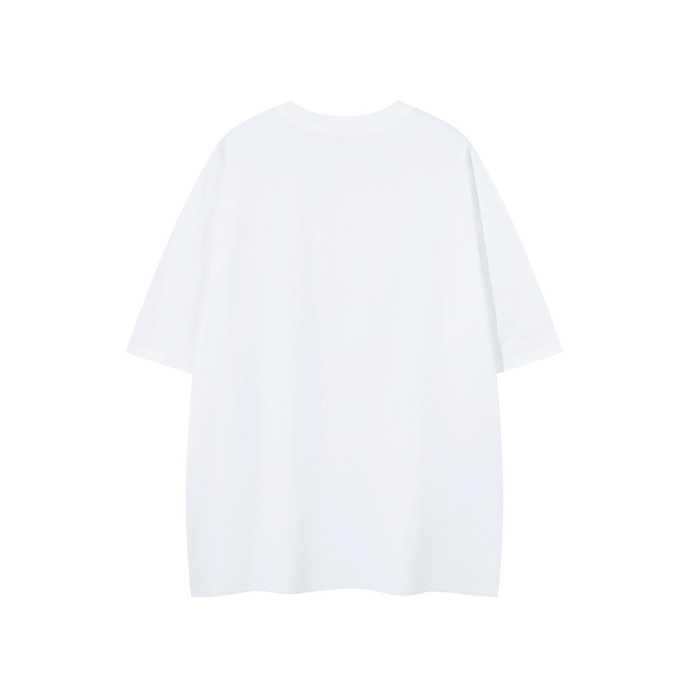 Casual sports print short sleeves