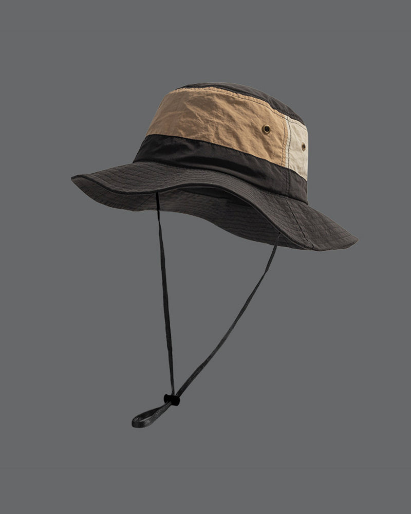 Color-block Sun Hat