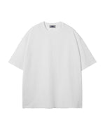 クルーネック無地オーバーサイズカップル半袖Tシャツ