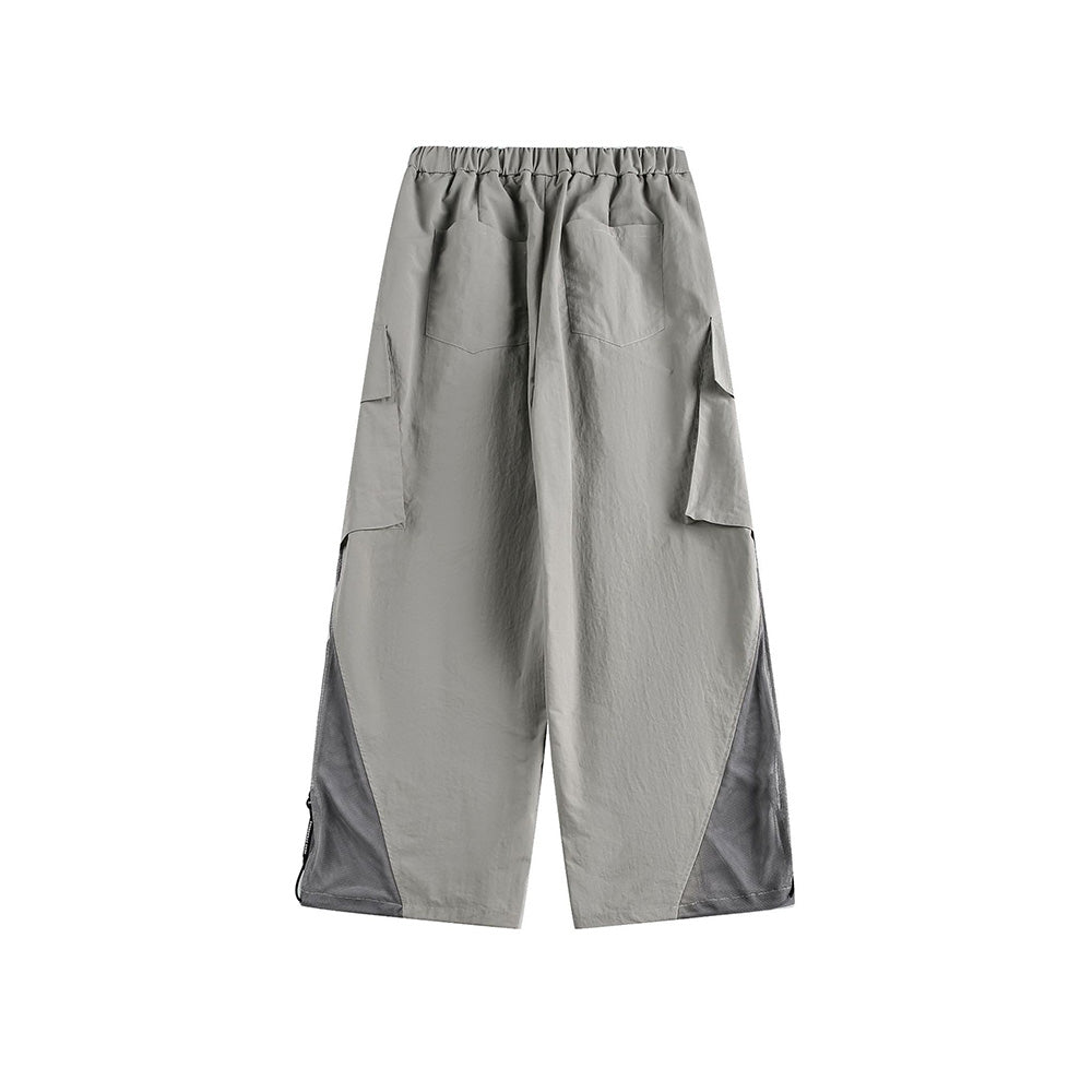 Colorblock Loose Casual Pants