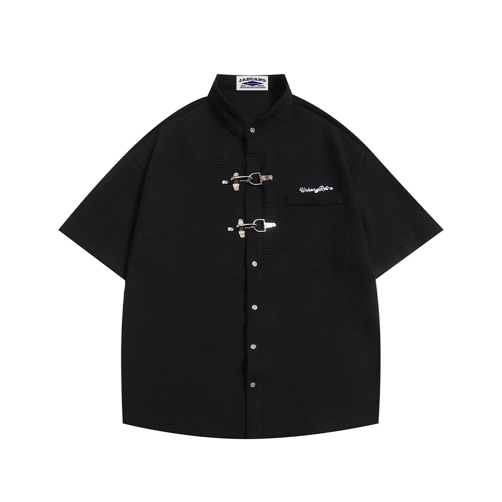 復古華夫格襯衫