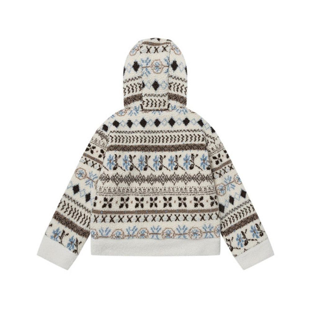 Retro cotton-padded jacket