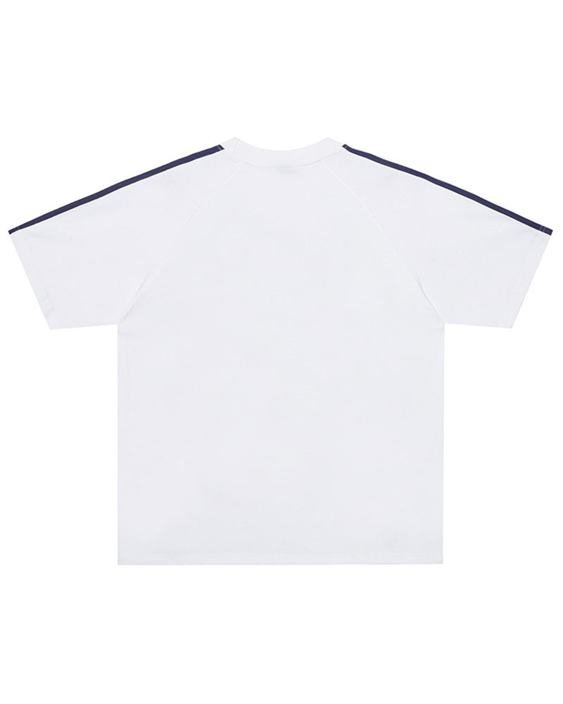 Retro embroidered short sleeves