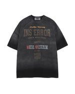 Washed casual short sleeves