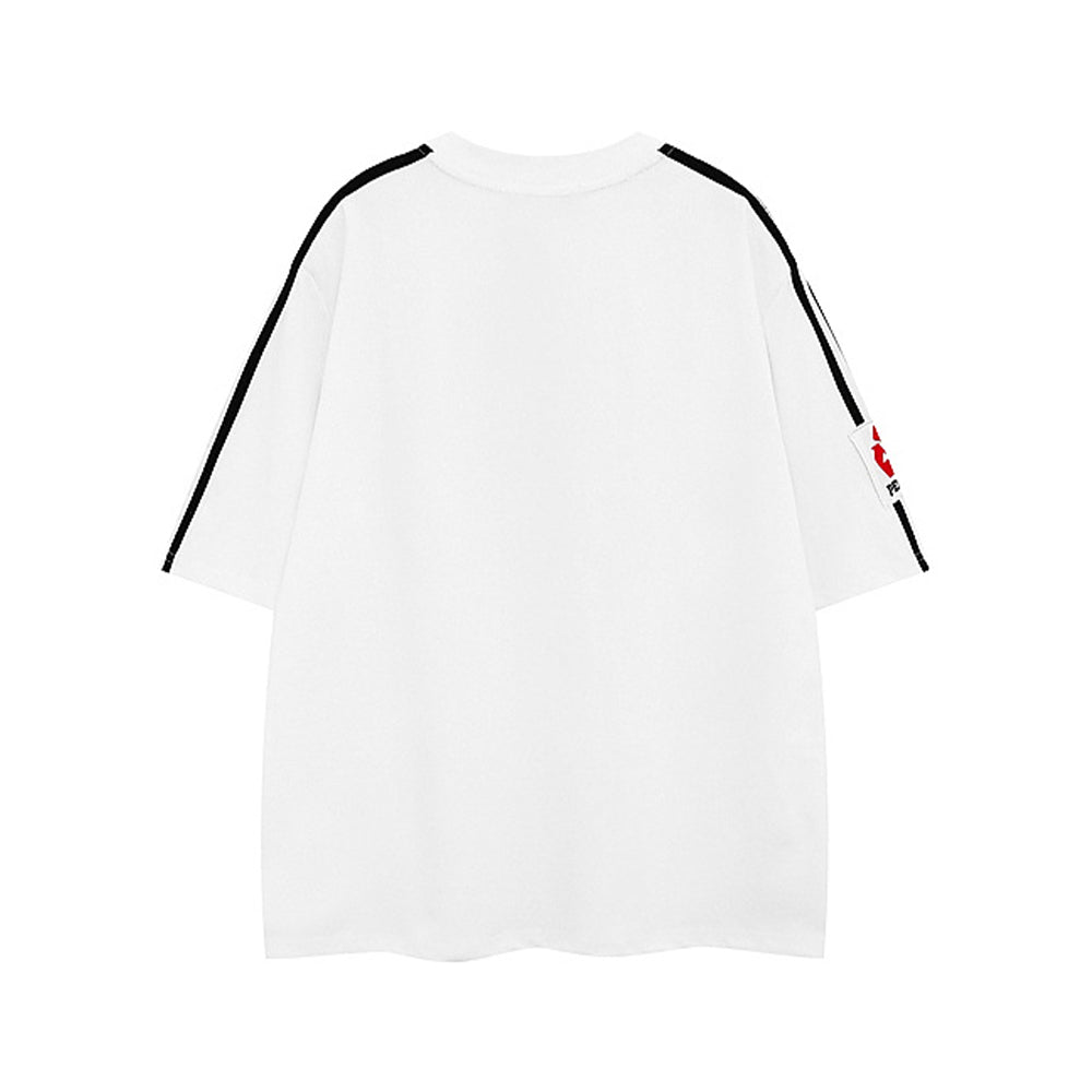 디지털 스트라이프 반팔