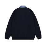 毛絨小狗假兩件polo衛衣