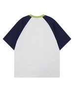 Casual Colorblock Short-Sleeved Shirt