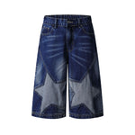 復古水洗休閑短褲